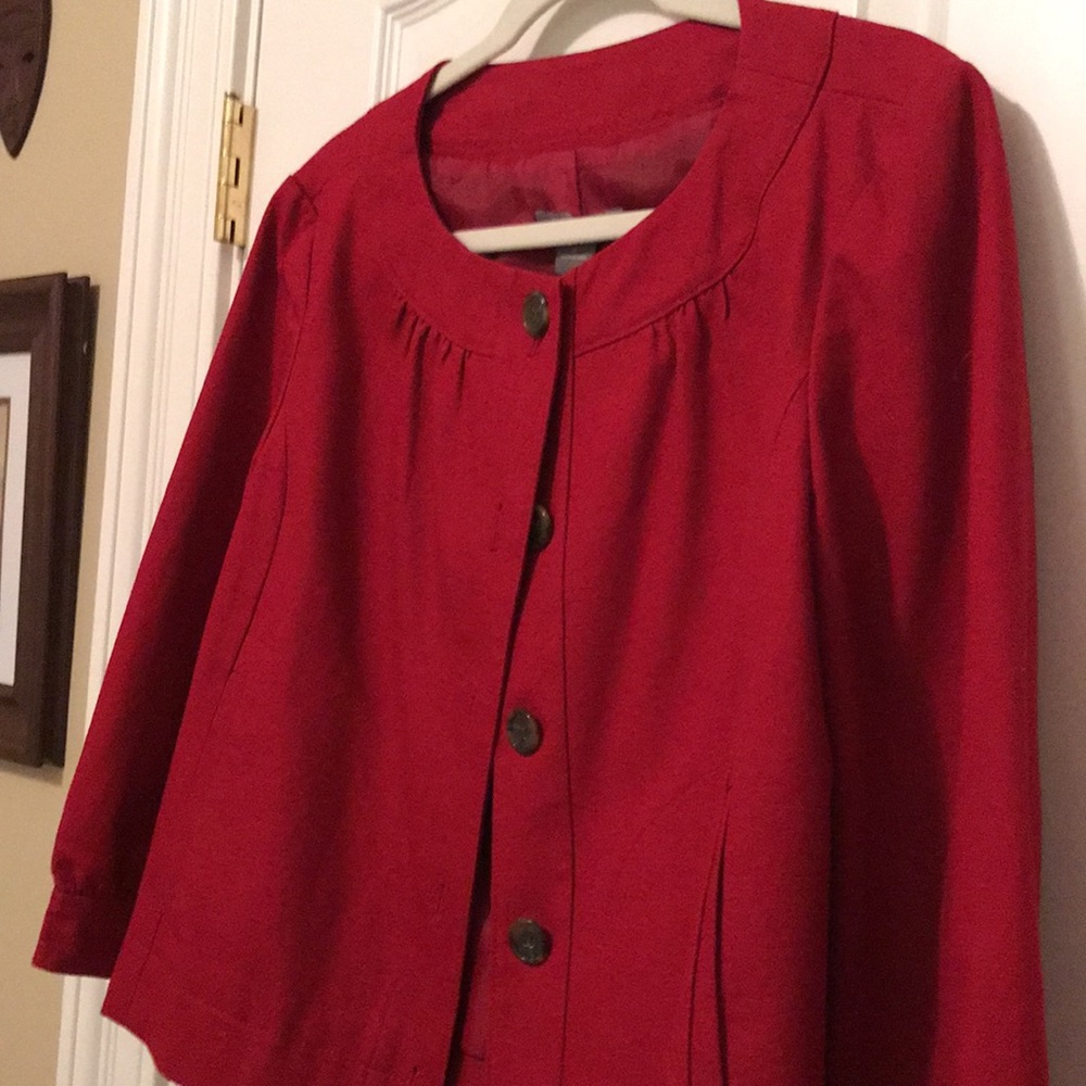 Chic Cropped 3/4 Sleeve Jacket